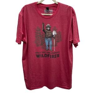 Only You Can Prevent Wildfires Tee Size Large